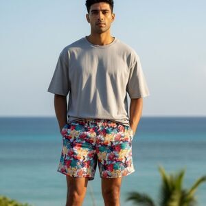 ‎Nautica coral reef swim trunks